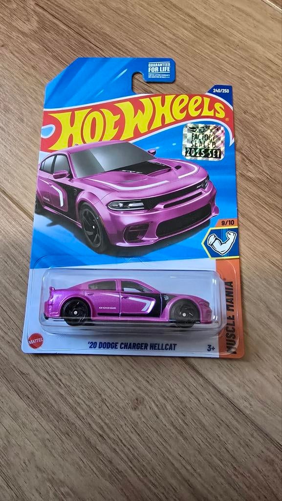 Hot Wheels '20 Dodge Charger Hellcat Muscle Mania, Ophalen of Verzenden, Nieuw