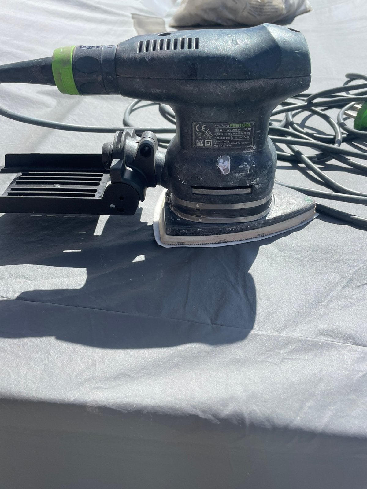 Festool dts 400 eq, Ophalen of Verzenden, Gebruikt, Minder dan 600 watt, Vlakschuurmachine