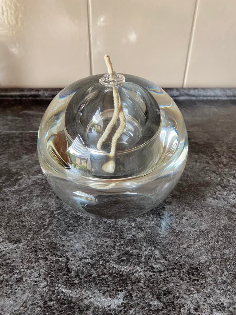 Olie lamp, Ophalen of Verzenden, Gebruikt
