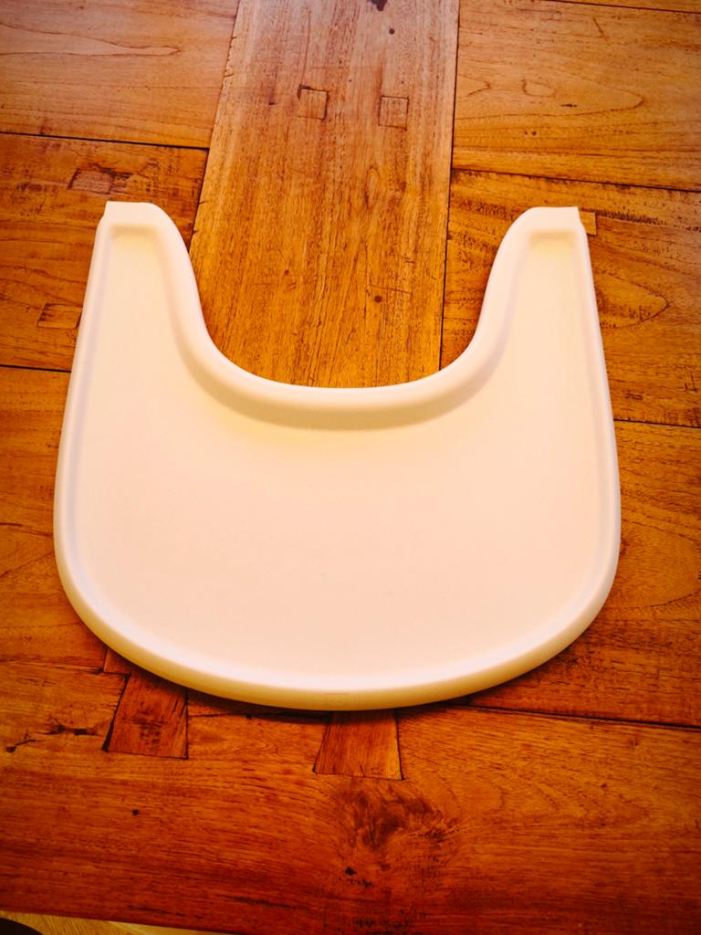 Stokke Tripp Trapp stoelverkleiner en tafelblad, Kinderen en Baby's, Kinderstoelen, Ophalen of Verzenden, Gebruikt, Meegroeistoel