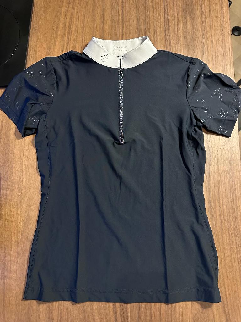 Samshield wedstrijdshirt, Dieren en Toebehoren, Paardrijkleding, Overige soorten, Ophalen of Verzenden, Zo goed als nieuw, Dames
