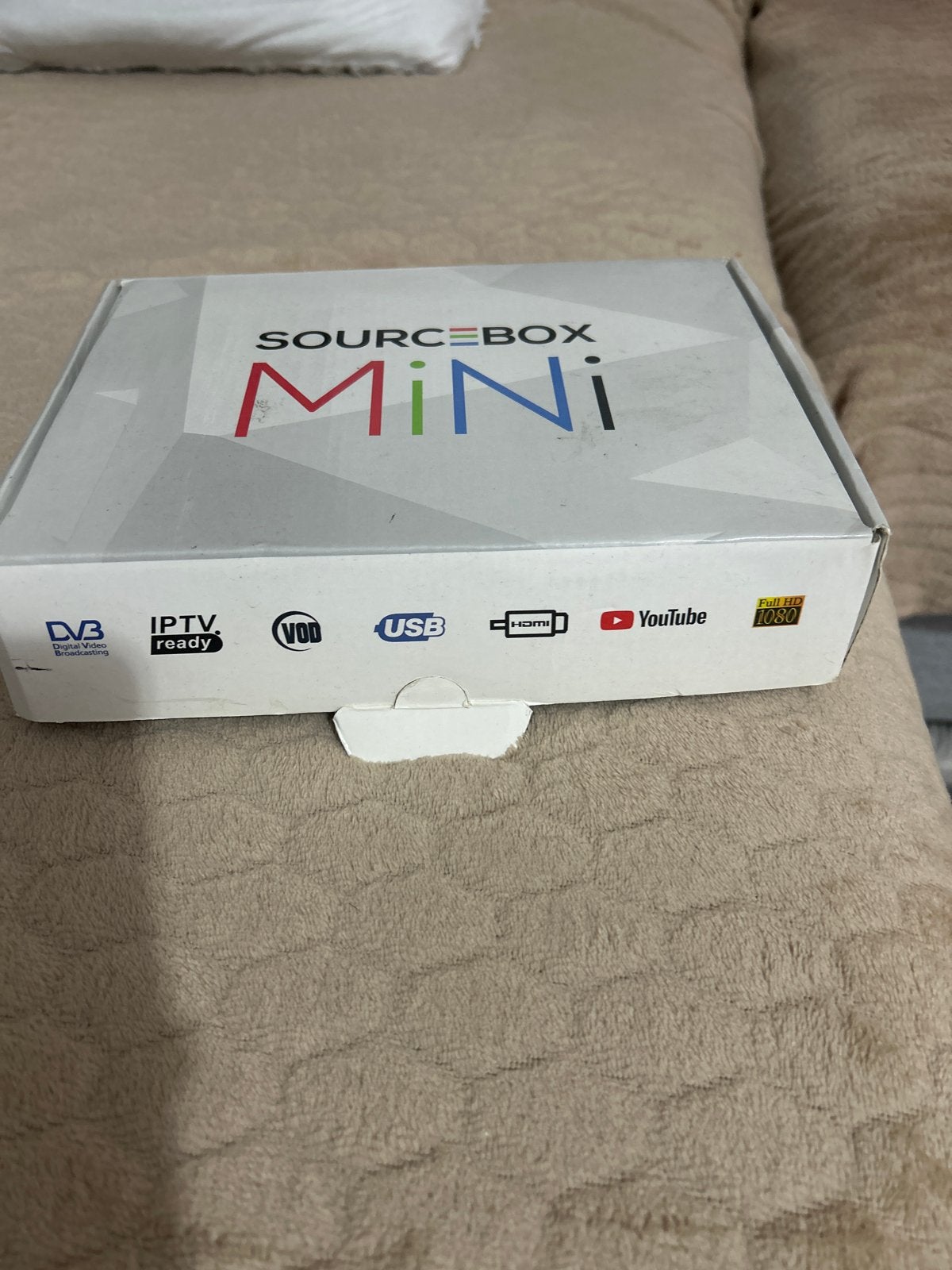 Sourcebox Mini DVB IPTV ready ontvanger, Ophalen of Verzenden, Zo goed als nieuw, Decoder