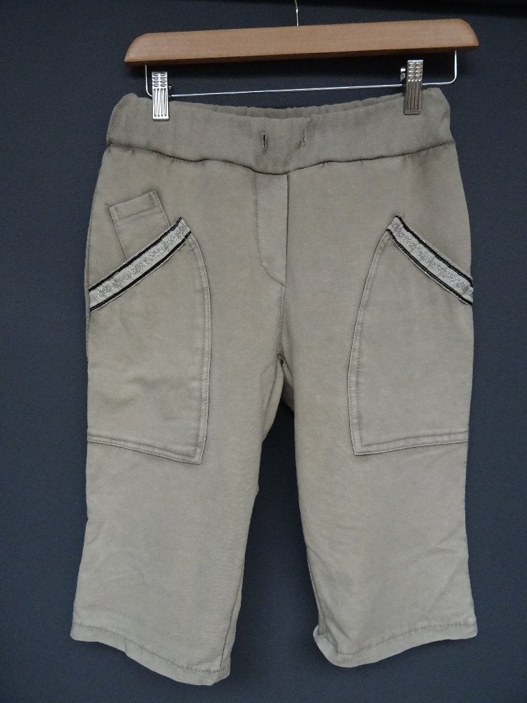 MADE IN ITALY maat S/M, sweatstof short/broek., Made in Italy, Ophalen of Verzenden, Zo goed als nieuw, Driekwart