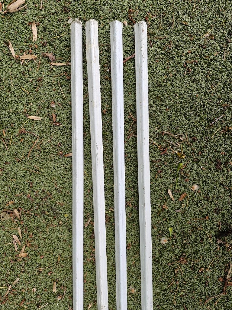 4 stuks nieuw hoekprofiel 20x20x1,5 mm RVS 300 cm, Doe-het-zelf en Verbouw, Ophalen, Overige materialen, Nieuw, 200 tot 250 cm