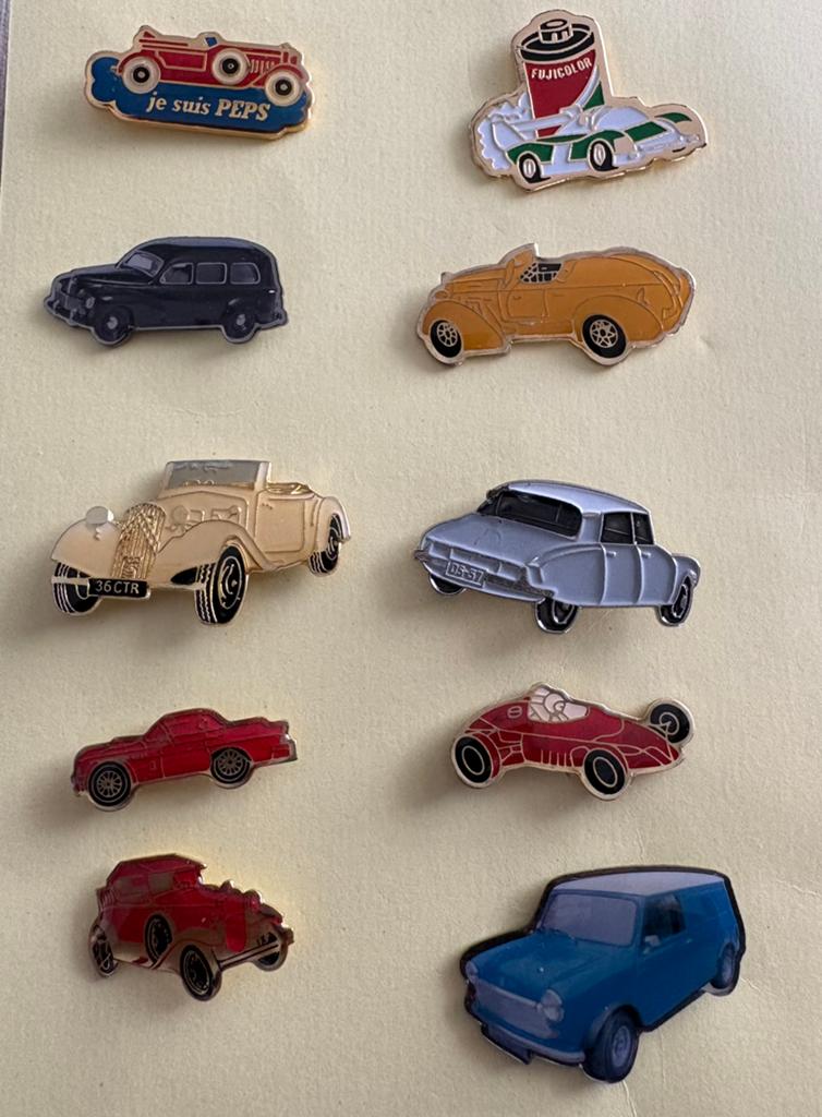 Diverse auto pins - Vintage verzameling, Verzamelen, Ophalen of Verzenden, Gebruikt
