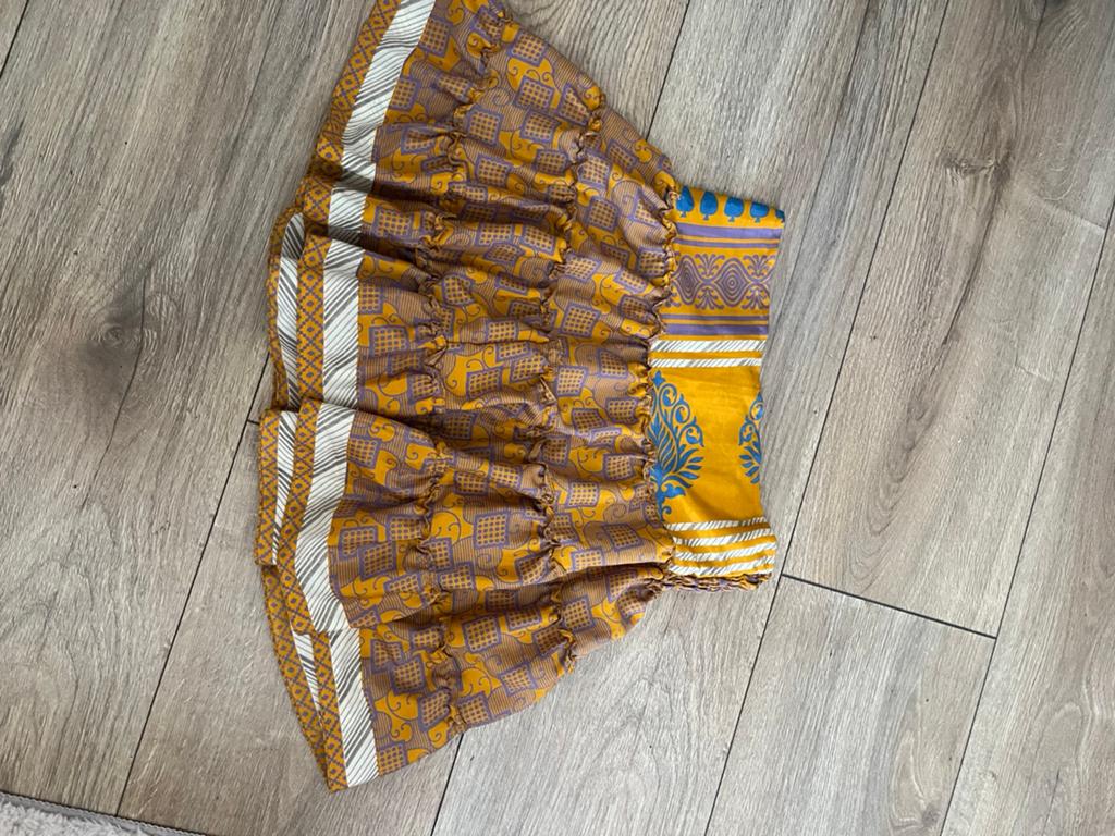 Ibiza style rokje zijde mt s, Kleding | Dames, Ophalen of Verzenden, Nieuw, Maat 36 (S), Boven de knie
