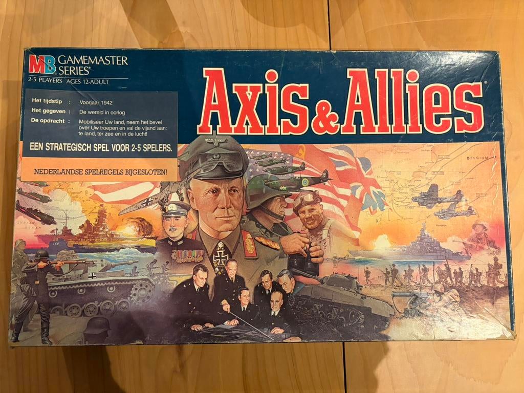 Axis & Allies, Hobby en Vrije tijd, Gezelschapsspellen | Bordspellen, Zo goed als nieuw, Ophalen of Verzenden