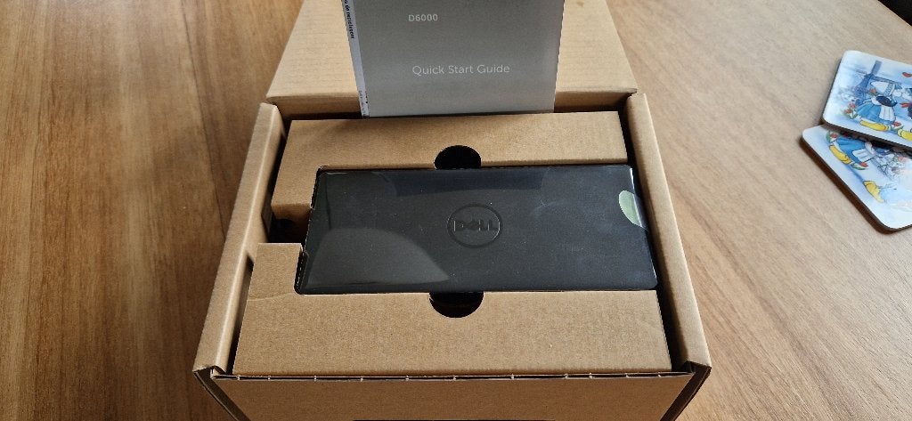Nieuwe DELL D6000 DS USB 3.2 Gen 1 (3.1 Gen 1) Type-C Zwart, Computers en Software, Dockingstations, Ophalen of Verzenden, Nieuw
