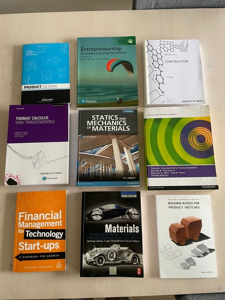 Studieboeken Industrial Design Engineering, Boeken, Studieboeken en Cursussen, Ophalen of Verzenden, Beta, Zo goed als nieuw, WO
