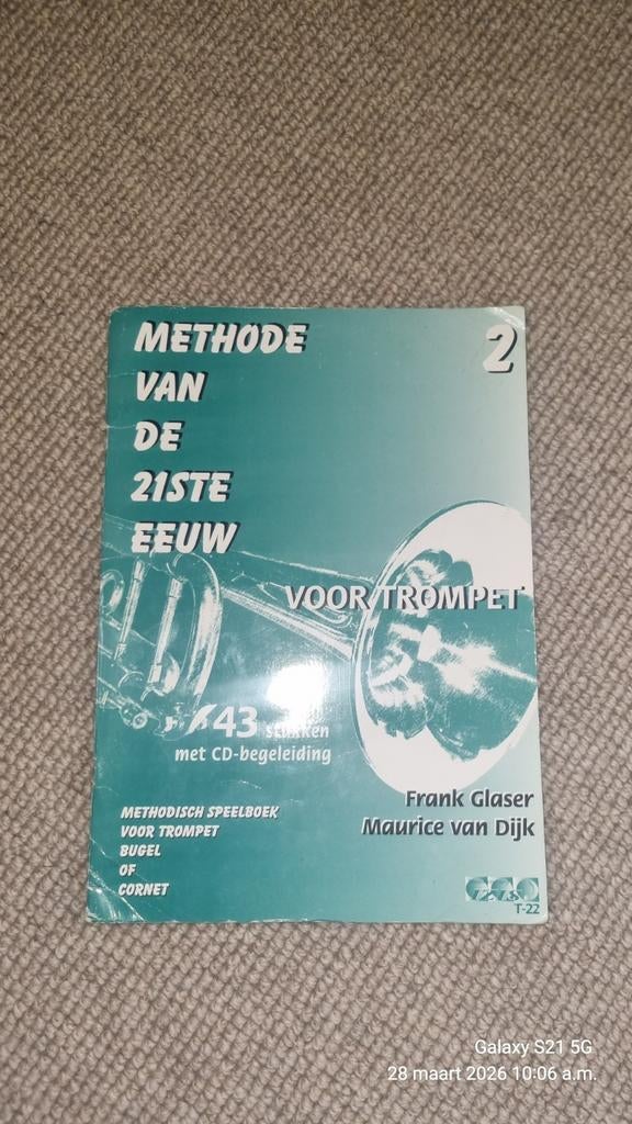 Methode van de 21ste Eeuw voor Trompet 2, Muziek en Instrumenten, Blaasinstrumenten | Trompetten, Ophalen of Verzenden