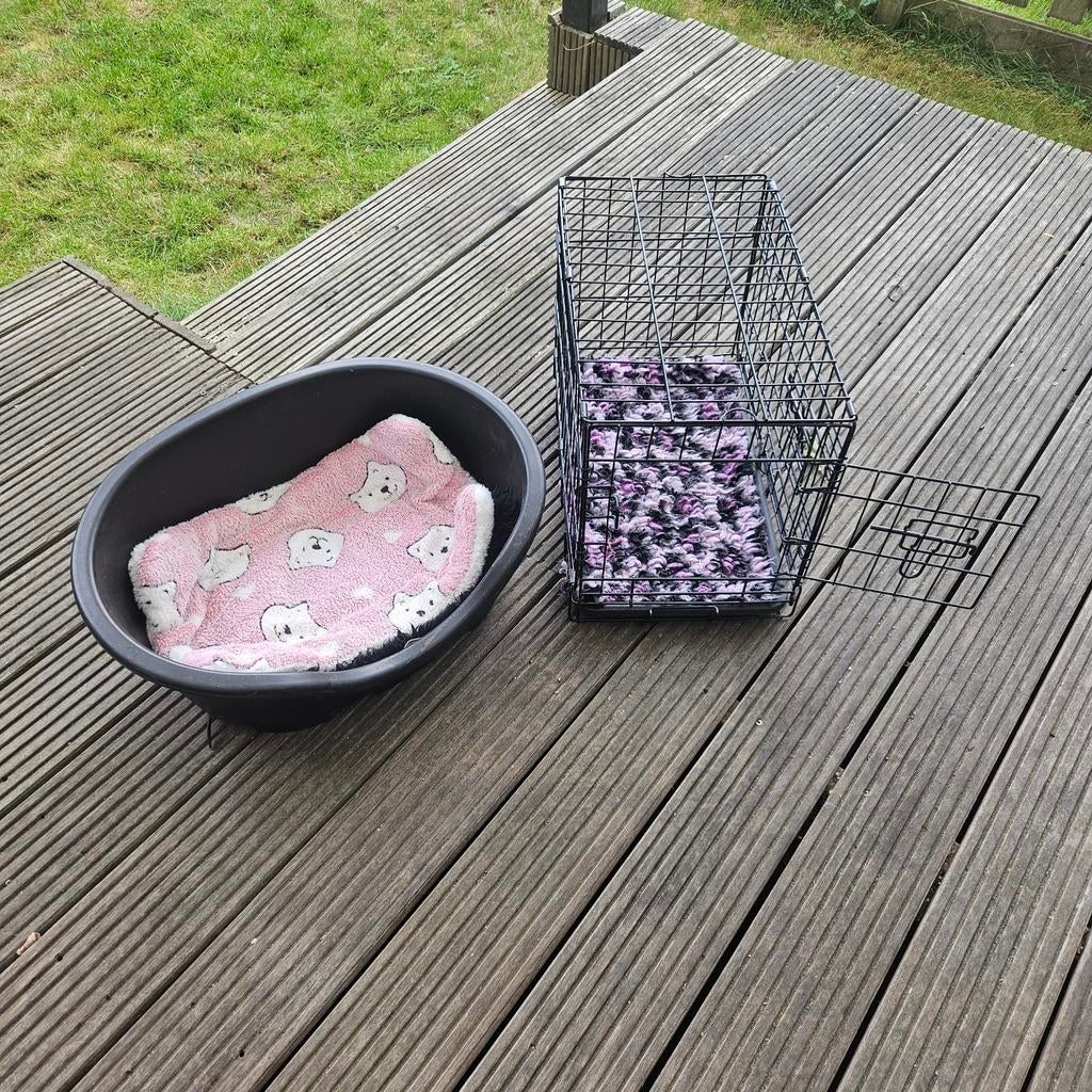 Honden mand en Bench, Dieren en Toebehoren, Ophalen, Polyester