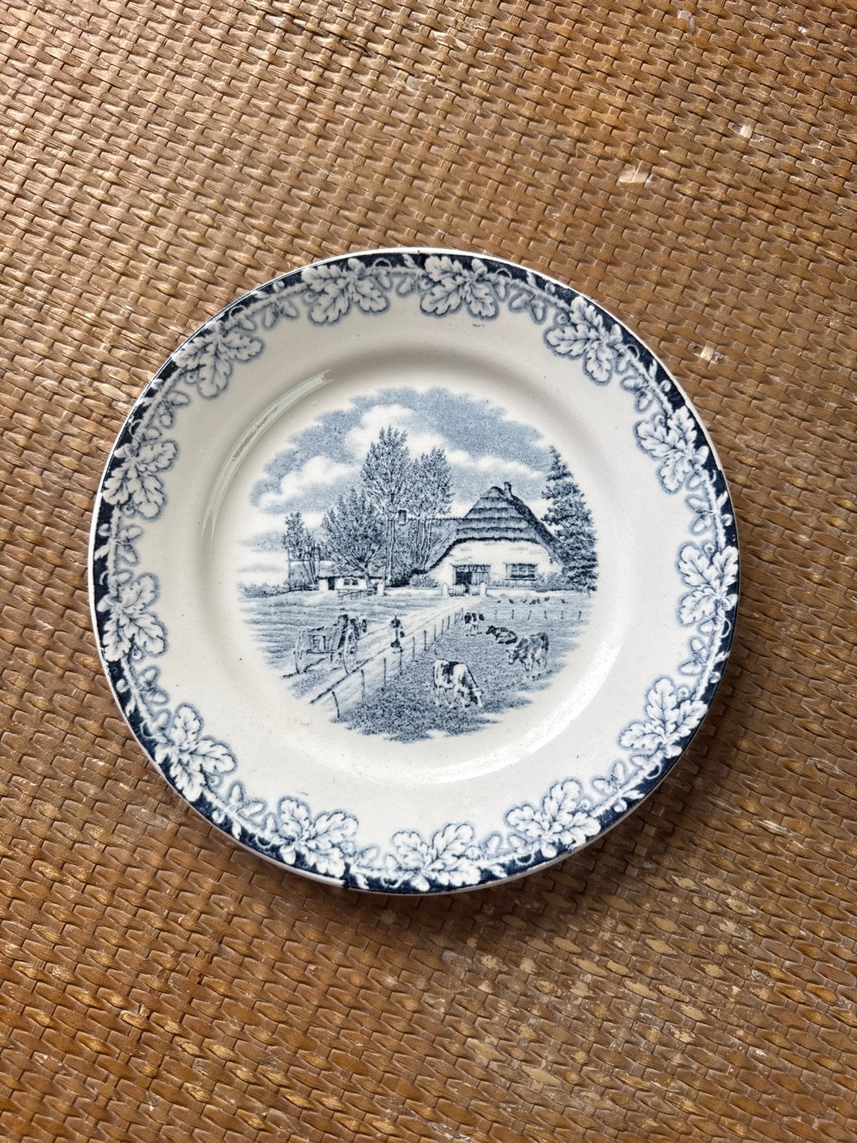 Antiek bord Societe Ceramique Boerenhoeve, Ophalen of Verzenden