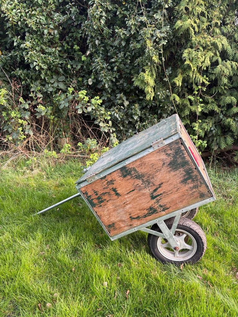 Aanhanger voor scooter of visspullen, Fietsen en Brommers, Fietsaccessoires | Aanhangers en Karren, Ophalen of Verzenden, Gebruikt