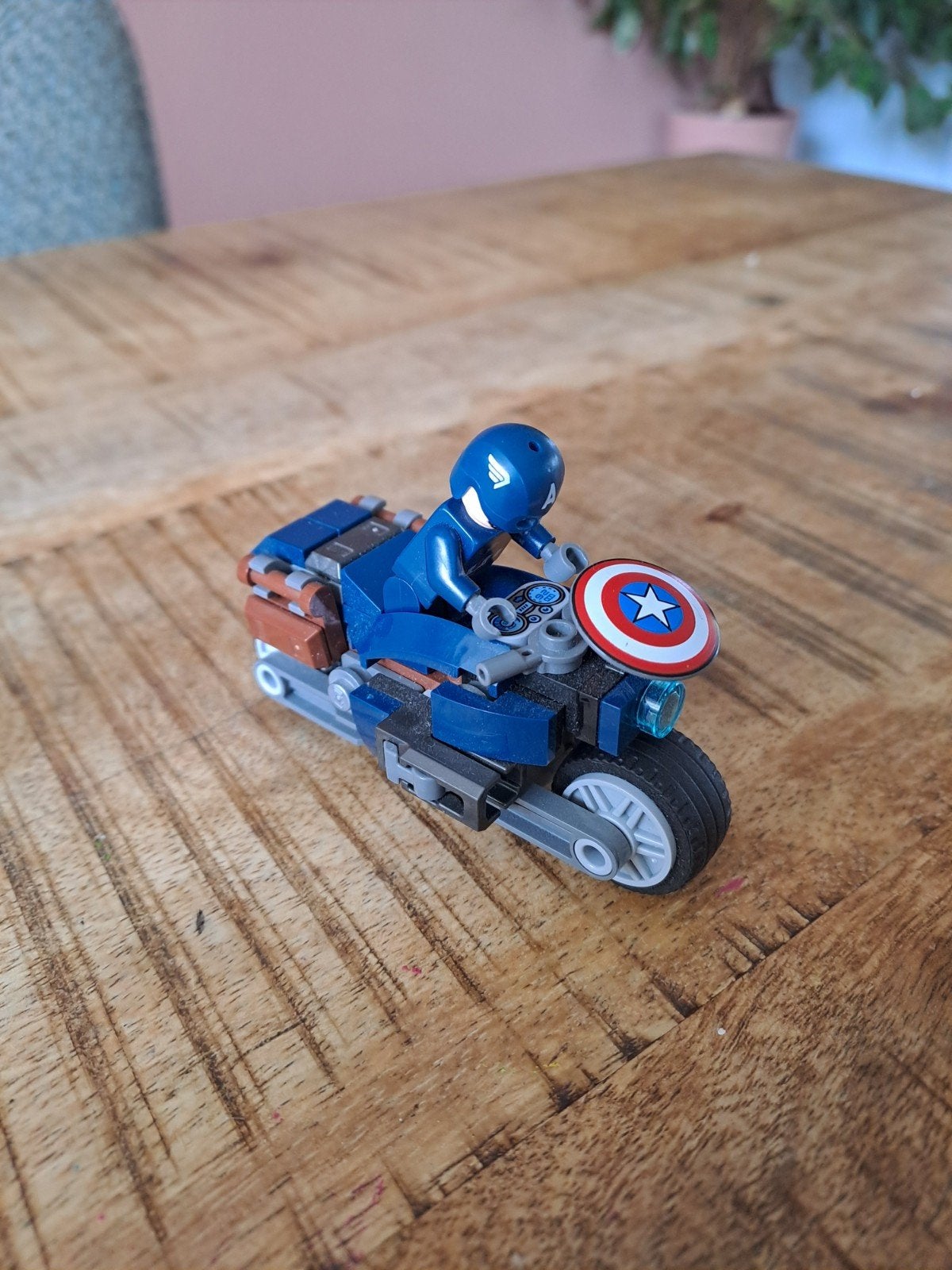 LEGO Marvel Captain America Motorfiets 76260, Ophalen of Verzenden, Zo goed als nieuw, Overige merken