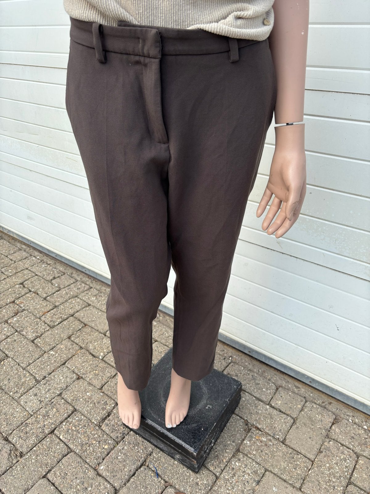 Stijlvolle bruine broek - Maat M cambio, Kleding | Dames, Broeken en Pantalons, Maat 38/40 (M), Bruin, Ophalen of Verzenden, Zo goed als nieuw