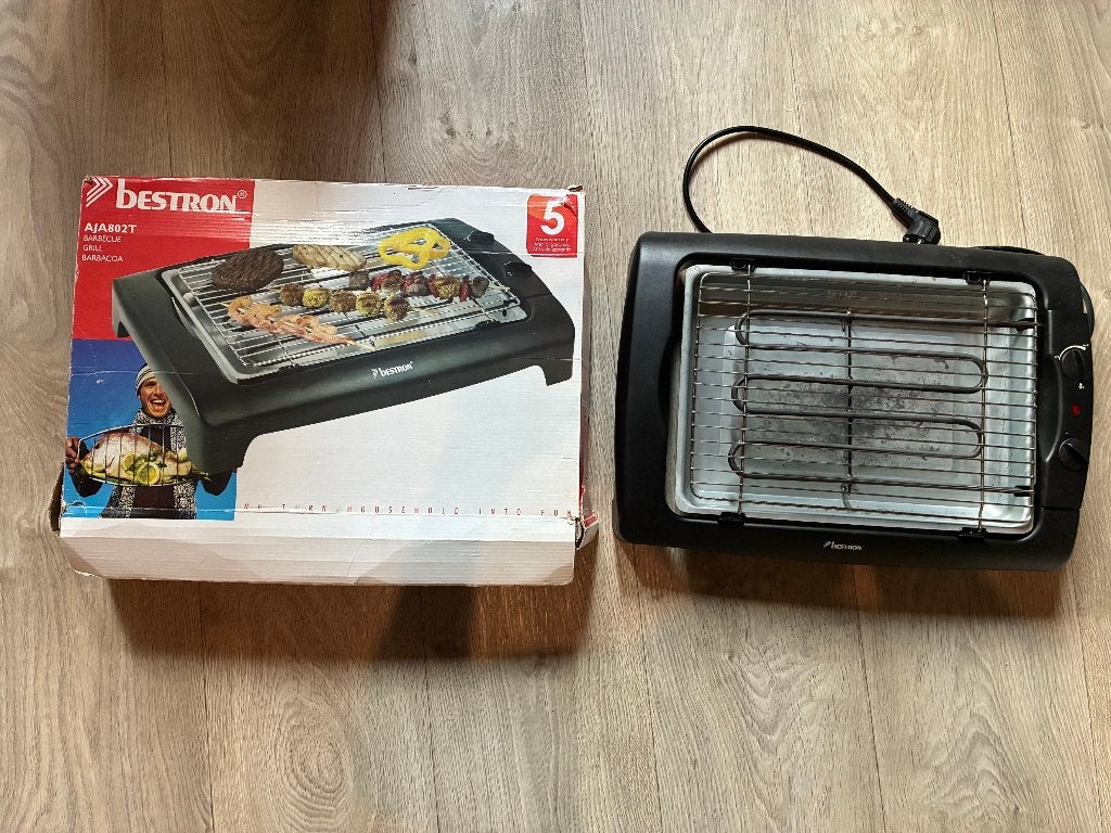 Bestron AJA802T elektrische barbecue, Ophalen, Gebruikt, Bestron