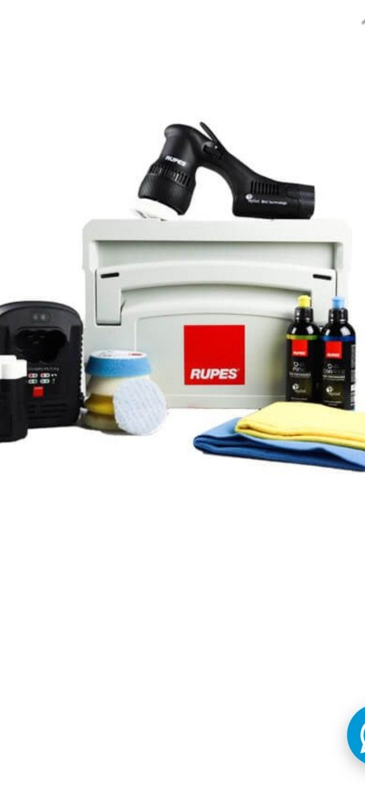 Rupes polijstmachine, Ophalen