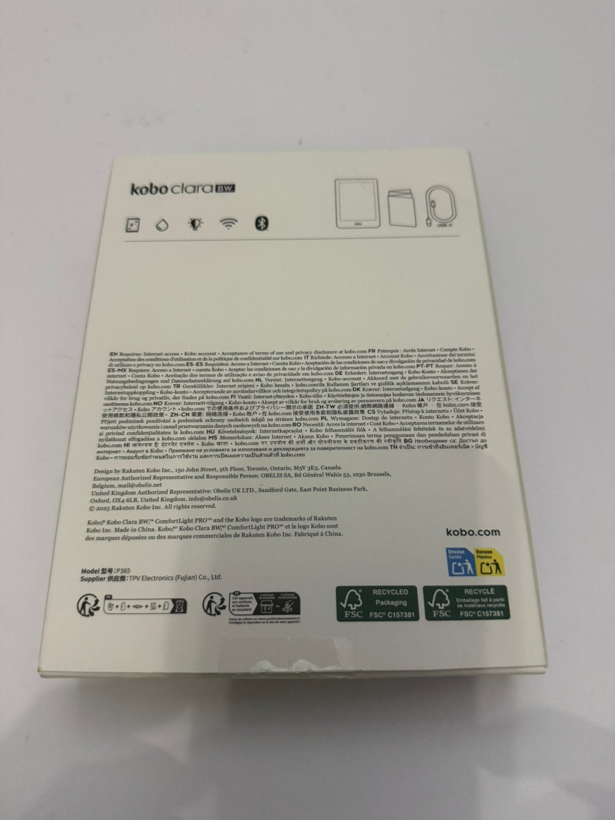 Kobo Clara BW – Als nieuw met originele sleepcover, Verzenden, Kobo, Zo goed als nieuw, 16 GB of meer