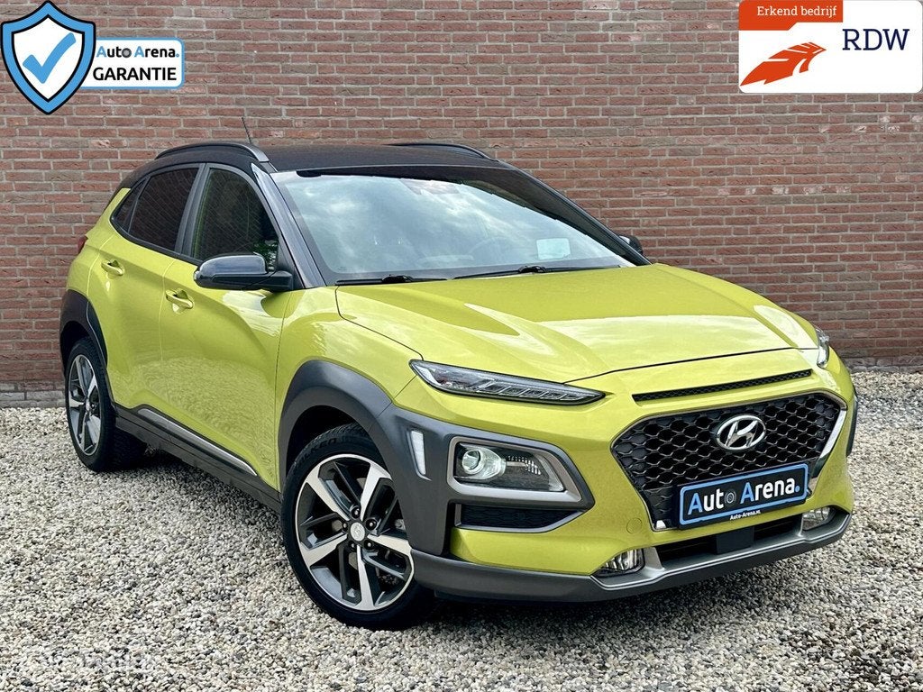 Hyundai Kona 1.6 T-GDI Premium 4WD | Stoelverw. | Stoelventi, Auto's, Hyundai, Automaat, Gebruikt, 1591 cc, 4 cilinders