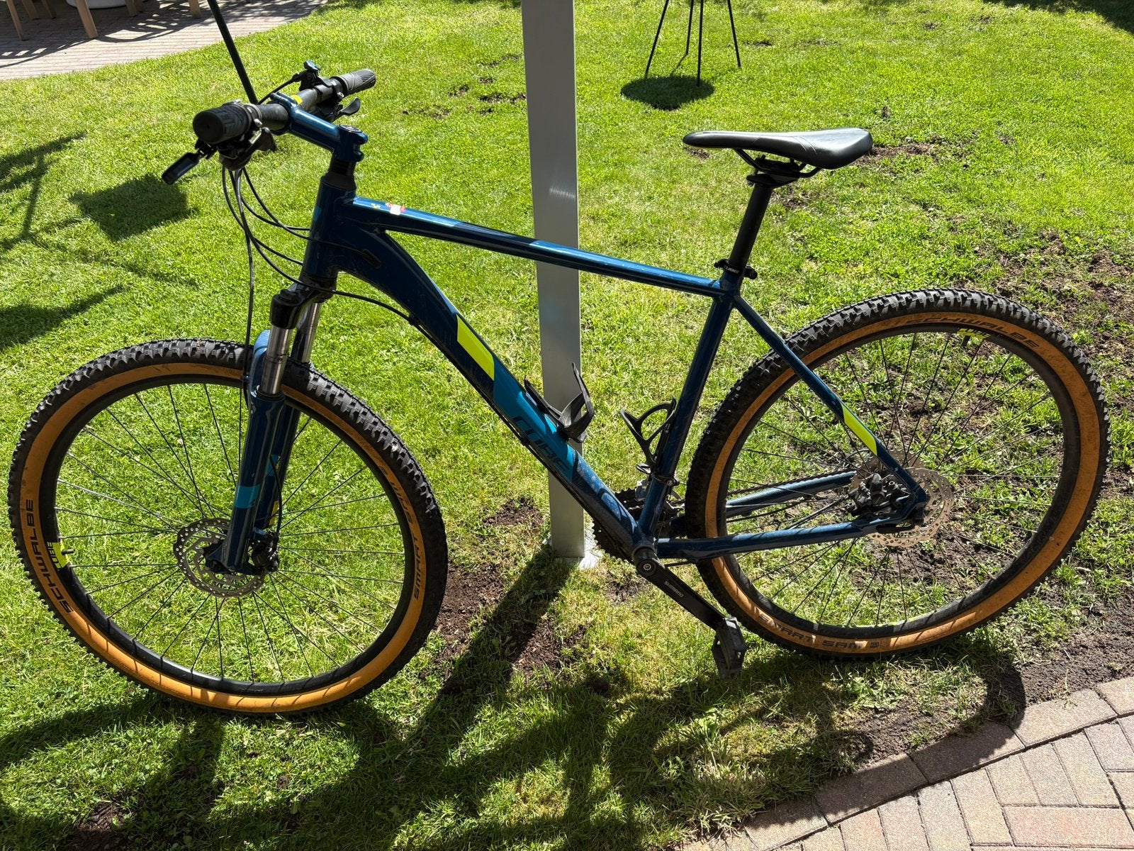 Mountainbike Cube Aim blauw beige banden 29inch, Ophalen, Zo goed als nieuw, Overige merken
