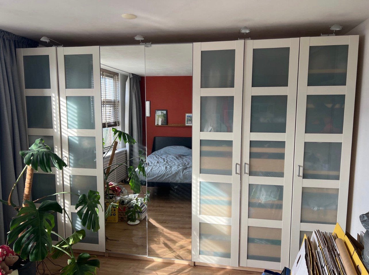 IKEA Pax kast 350x237x60cm incl. lampjes en luxe indeling, Huis en Inrichting, Ophalen, Zo goed als nieuw, 50 tot 75 cm, 200 cm of meer