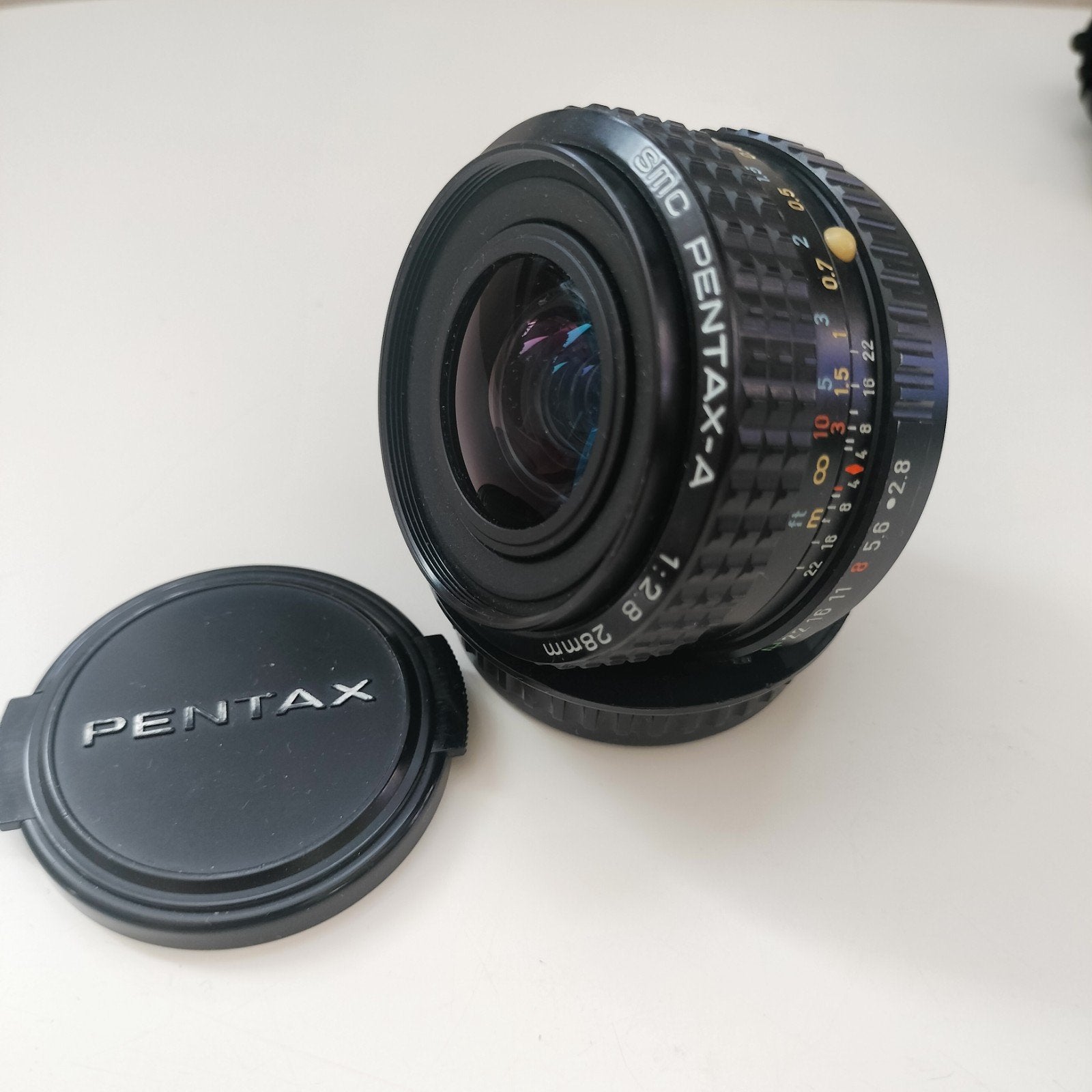 SMC Pentax-A 28mm 2.8  Pentax groothoeklens, Zo goed als nieuw, Pentax K-mount, Pentax, Groothoeklens