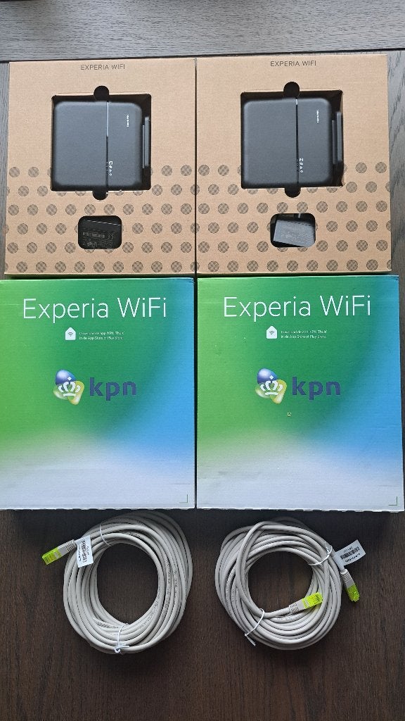 KPN Experia Wifi (Twee stuks), Computers en Software, WiFi-versterkers, Ophalen of Verzenden, Gebruikt, KPN  WiFi versterker