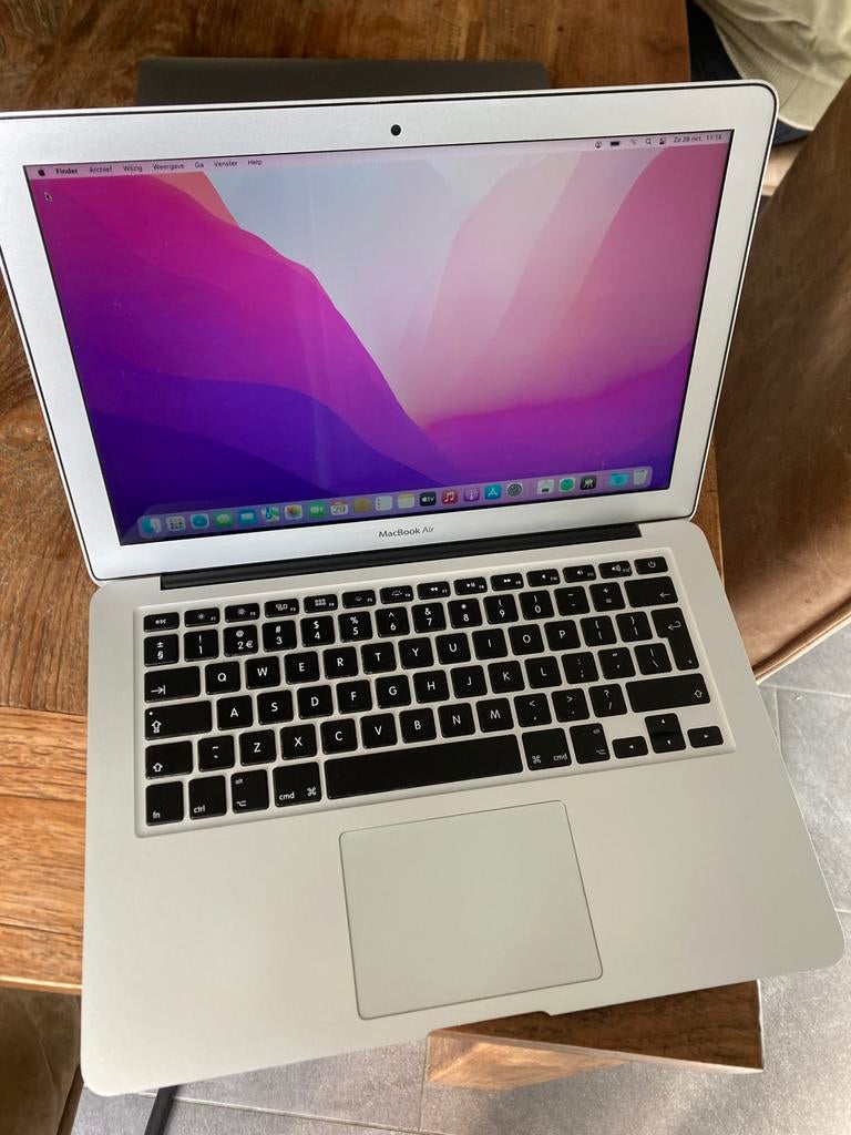 Macbook Air 13 inch 2017, Computers en Software, Apple Macbooks, Ophalen, Gebruikt, Qwerty, 8 GB