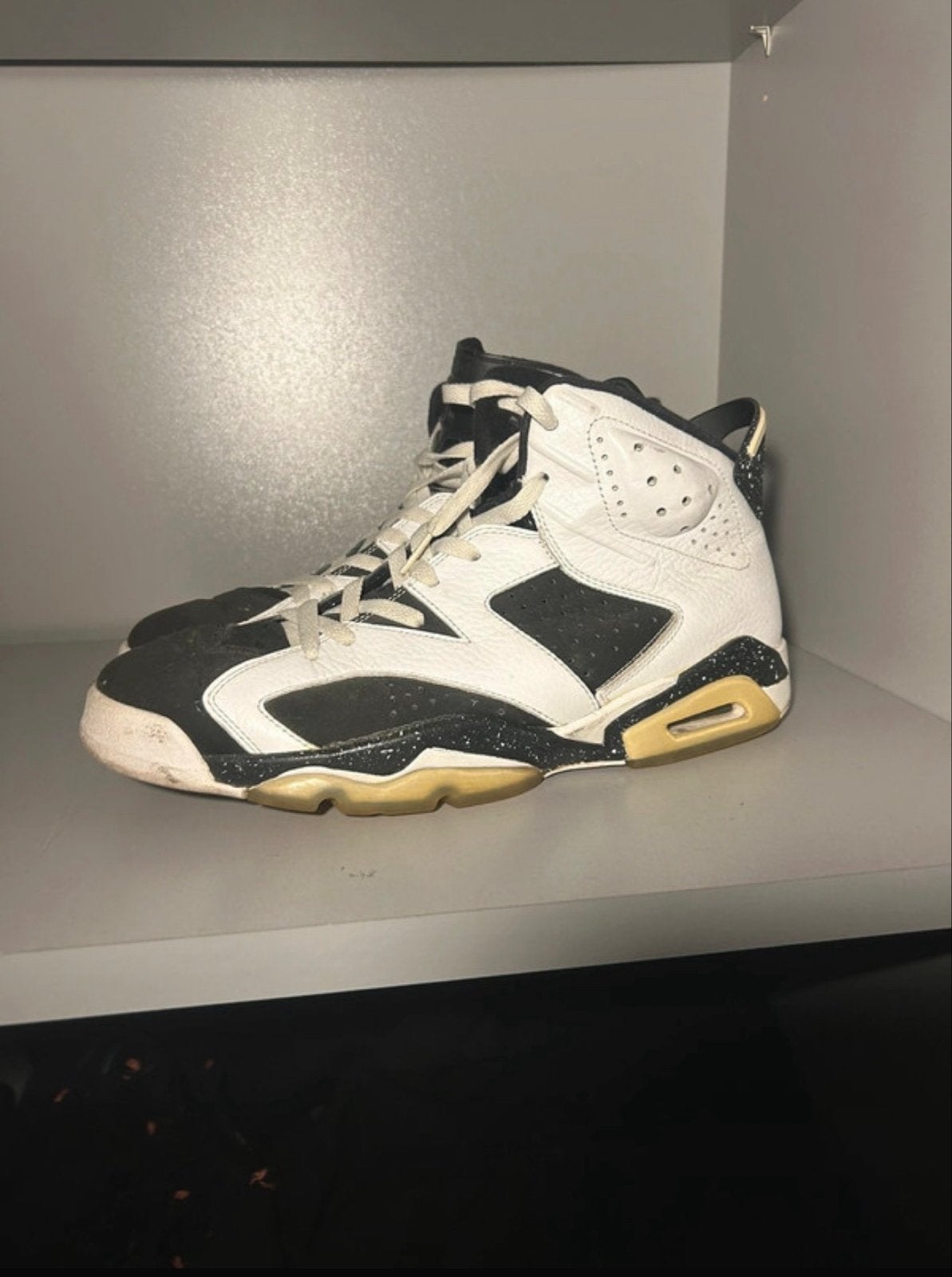 2009 Jordan 6 Oreo, Ophalen of Verzenden, Gedragen, Zwart, Sneakers of Gympen