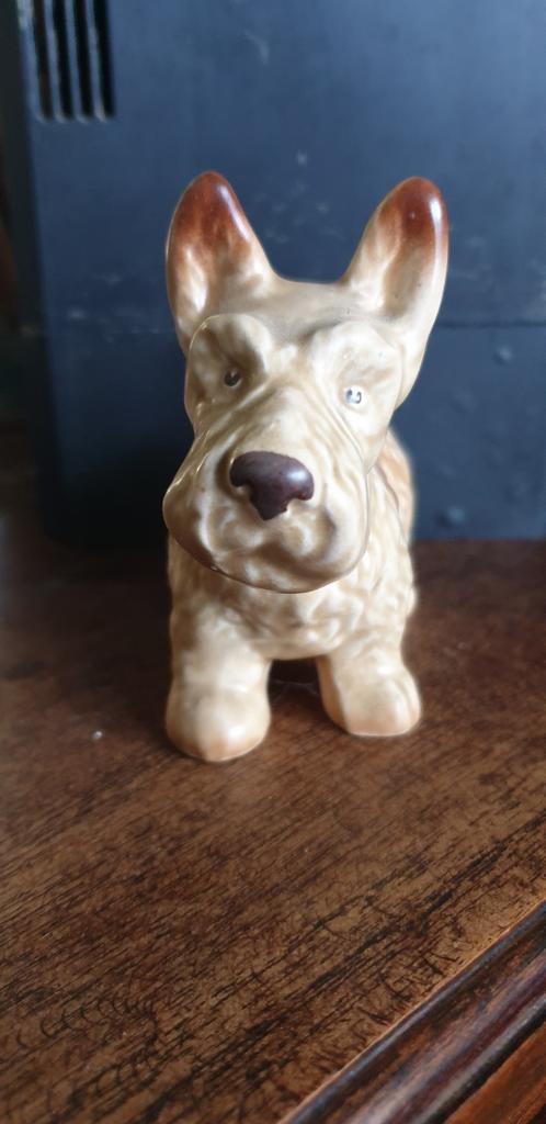 Sylvac beeldje jaren 30-50 schnauzer, Ophalen of Verzenden, Zo goed als nieuw, Dier
