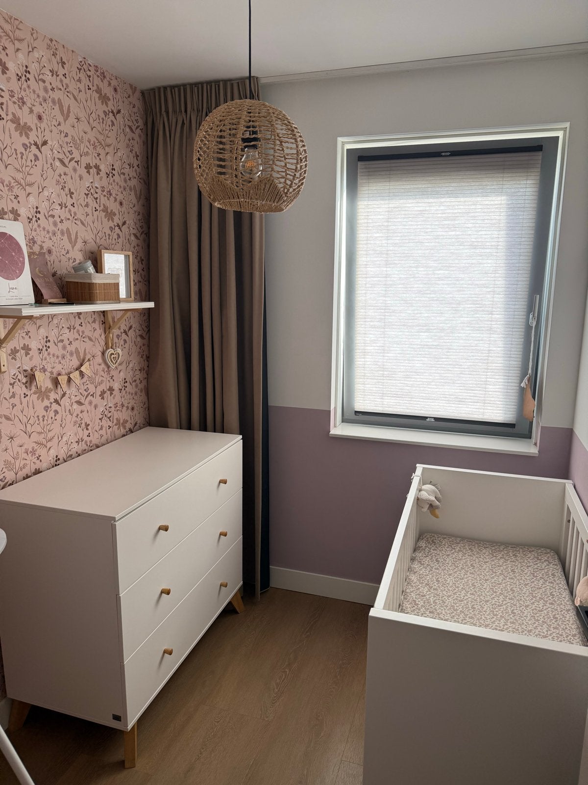 Complete babykamer te koop van TWF, Ophalen, Verstelbaar, Wit, 190 cm of minder