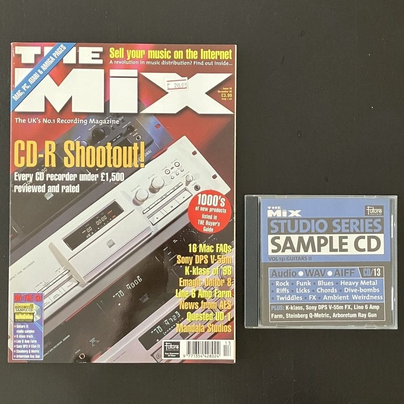 The Mix nr. 56 met CD (December 1998, U.K., Engels), Ophalen of Verzenden, Gelezen, Muziek, Film of Tv