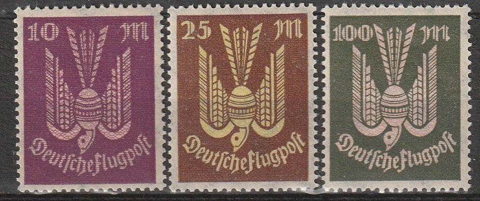 Duitse Rijk Minr 235/7 postfris, Ophalen of Verzenden, Duitse Keizerrijk, Postfris