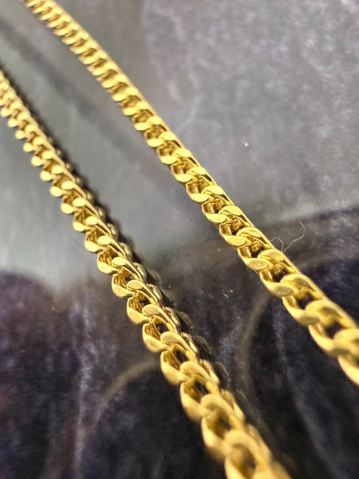 Prachtige 14 karaats gouden vossenstaart ketting 55 cm, Ophalen of Verzenden, Nieuw, Goud, Goud