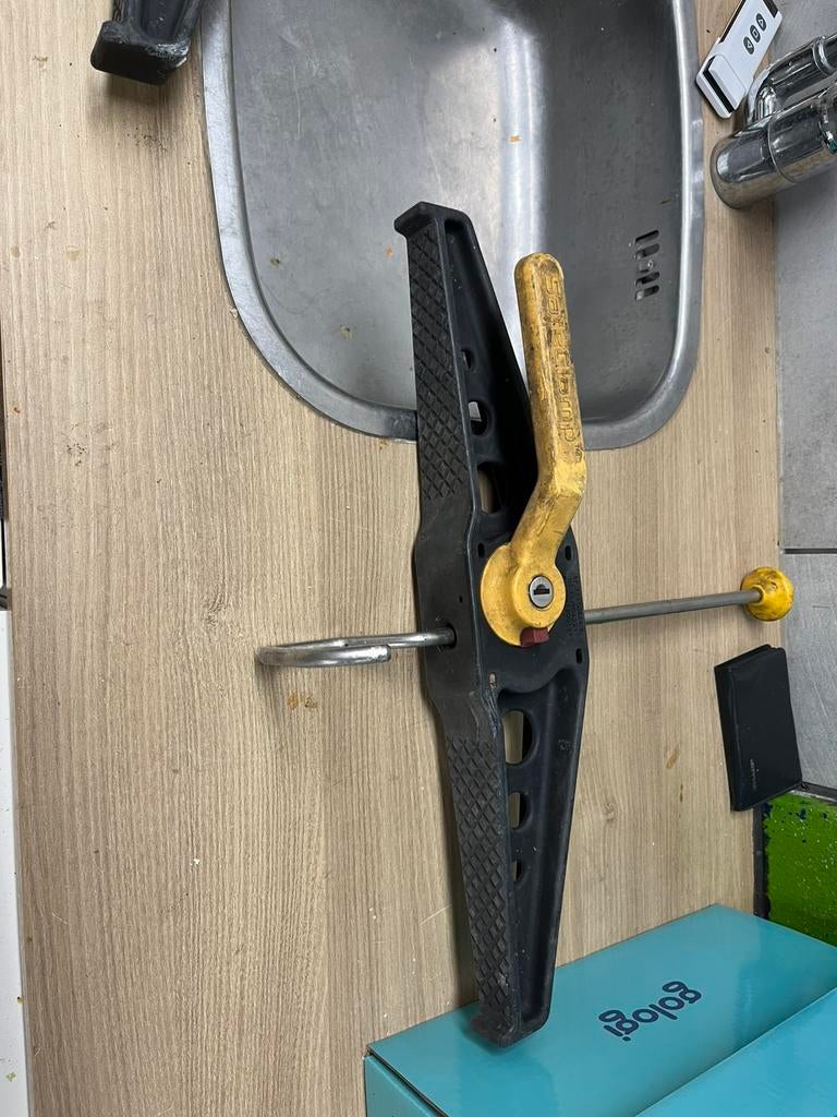 Ladder klem set, Ophalen of Verzenden, Zo goed als nieuw, Minder dan 2 meter