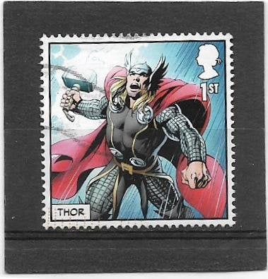 Engeland 2019 Marvel - Thor, Verzenden, Gestempeld