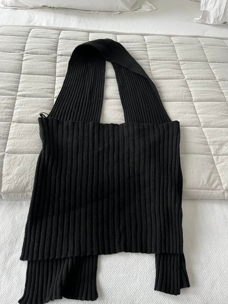 CORA KEMPERMAN GILET TRICOT VESTJE ZWART M, Kleding | Dames, Ophalen of Verzenden, Zo goed als nieuw, Maat 38/40 (M), Zwart