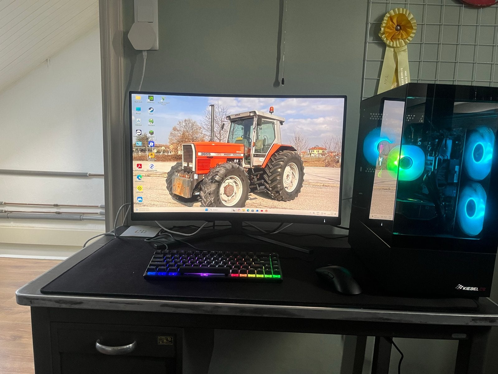 Krachtige Gaming PC met Monitor, Toetsenbord en Muis, 32 GB, Ophalen of Verzenden, Zo goed als nieuw, Gaming