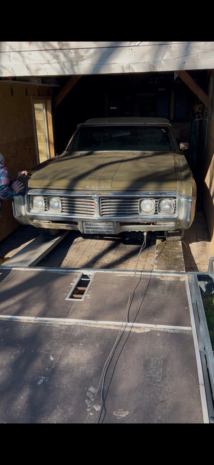 Buick Lesabre 1969 cabriolet, Auto's, Oldtimers, Automaat, Achterwielaandrijving, Beige, Leder