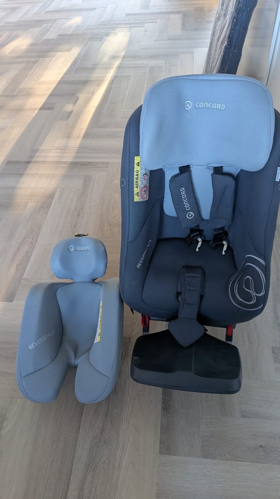 Concord Reverso Plus autostoel - Compleet gereinigd, Verstelbare rugleuning, 0 t/m 18 kg, Zo goed als nieuw, Isofix