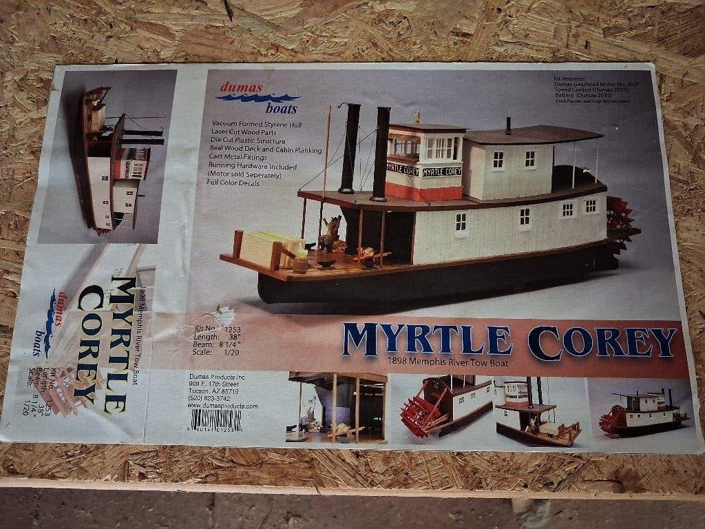 Dumas Myrtle Corey raderstoomsleper, Ophalen of Verzenden, Gebruikt