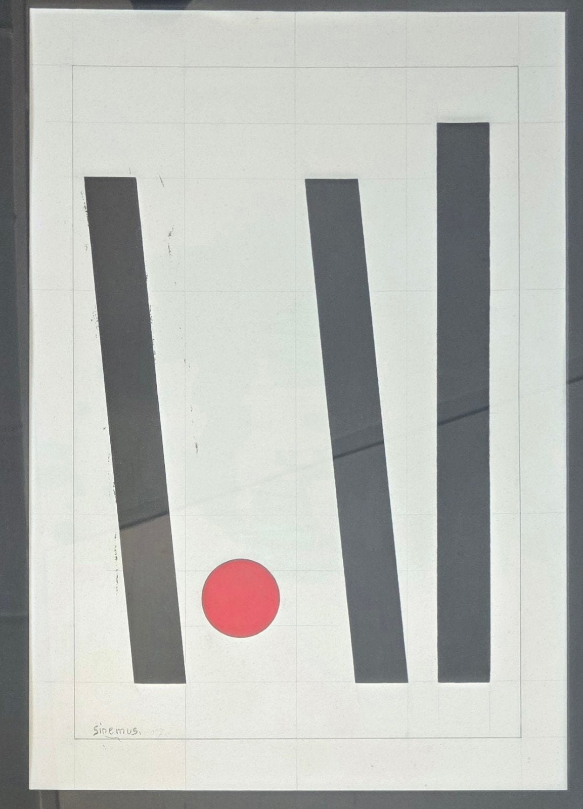 Wim Sinemus (1903-1987) - Originele Gouache op Papier, Ophalen of Verzenden