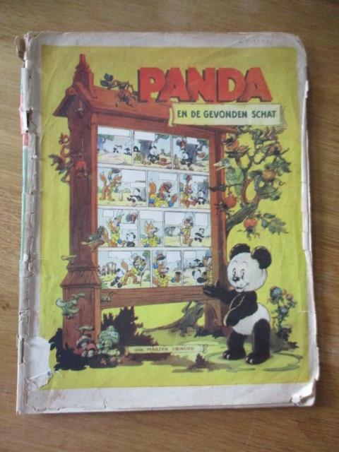 Marten Toonder blad Panda en de gevonden schat - Omo reclame, Eén stripboek, Ophalen of Verzenden, Gelezen