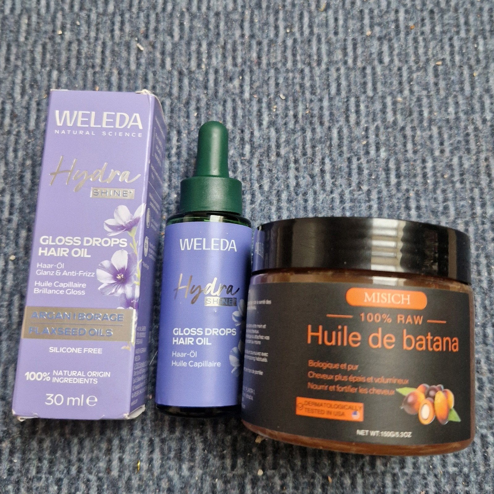 Weleda Haarolie & Batana Olie - Haarverzorging, Ophalen of Verzenden, Zo goed als nieuw, Haarverzorger of -hersteller
