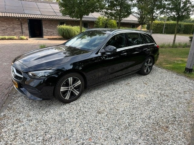 Mercedes-Benz C-Klasse C200 d 163pk 9G-TRONIC 2023 Zwart, Auto's, 1800 kg, 4 cilinders, Stationwagon, Particulier
