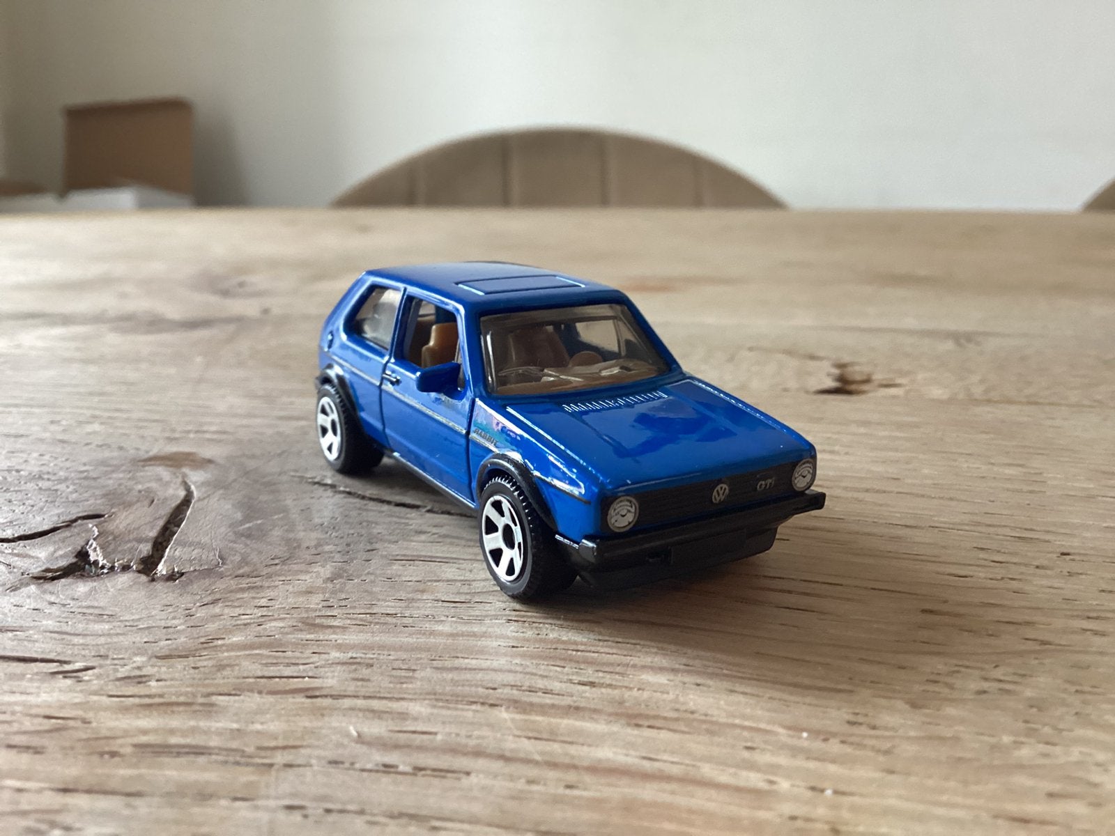 Matchbox Volkswagen Golf GTI Mk1 1976 Blauw MB1200 Rabbit, Ophalen of Verzenden, Zo goed als nieuw, Auto