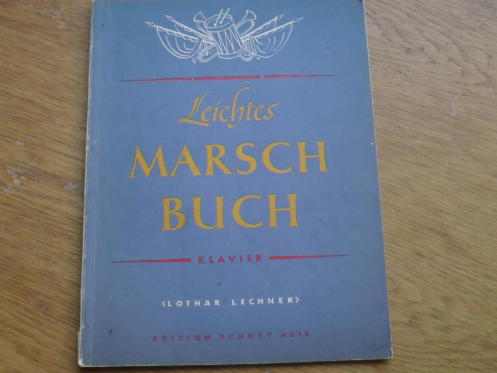 Leichtes marsch buch- voor piano, Gebruikt, Klassiek, Ophalen of Verzenden, Artiest of Componist