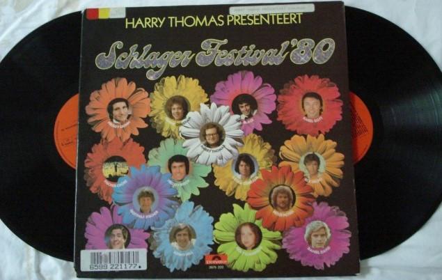 Harry Thomas presenteert Schlagerfestival '80, Cd's en Dvd's, Vinyl | Overige Vinyl, Gatefold hoes, Ophalen of Verzenden, Gebruikt