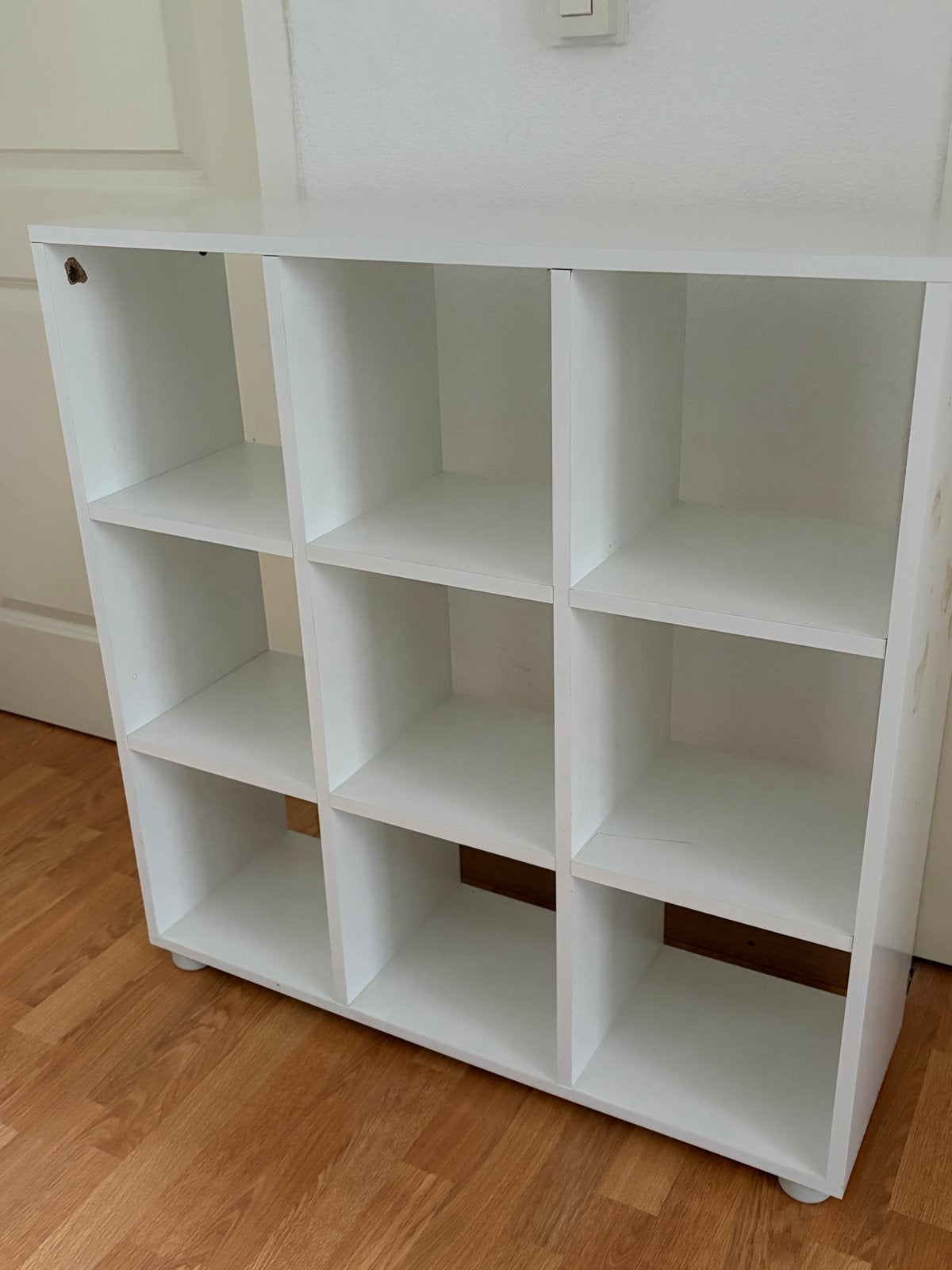 Witte kubus opbergkast met 9 vakken, Ophalen, Met plank(en), Gebruikt, 50 tot 100 cm