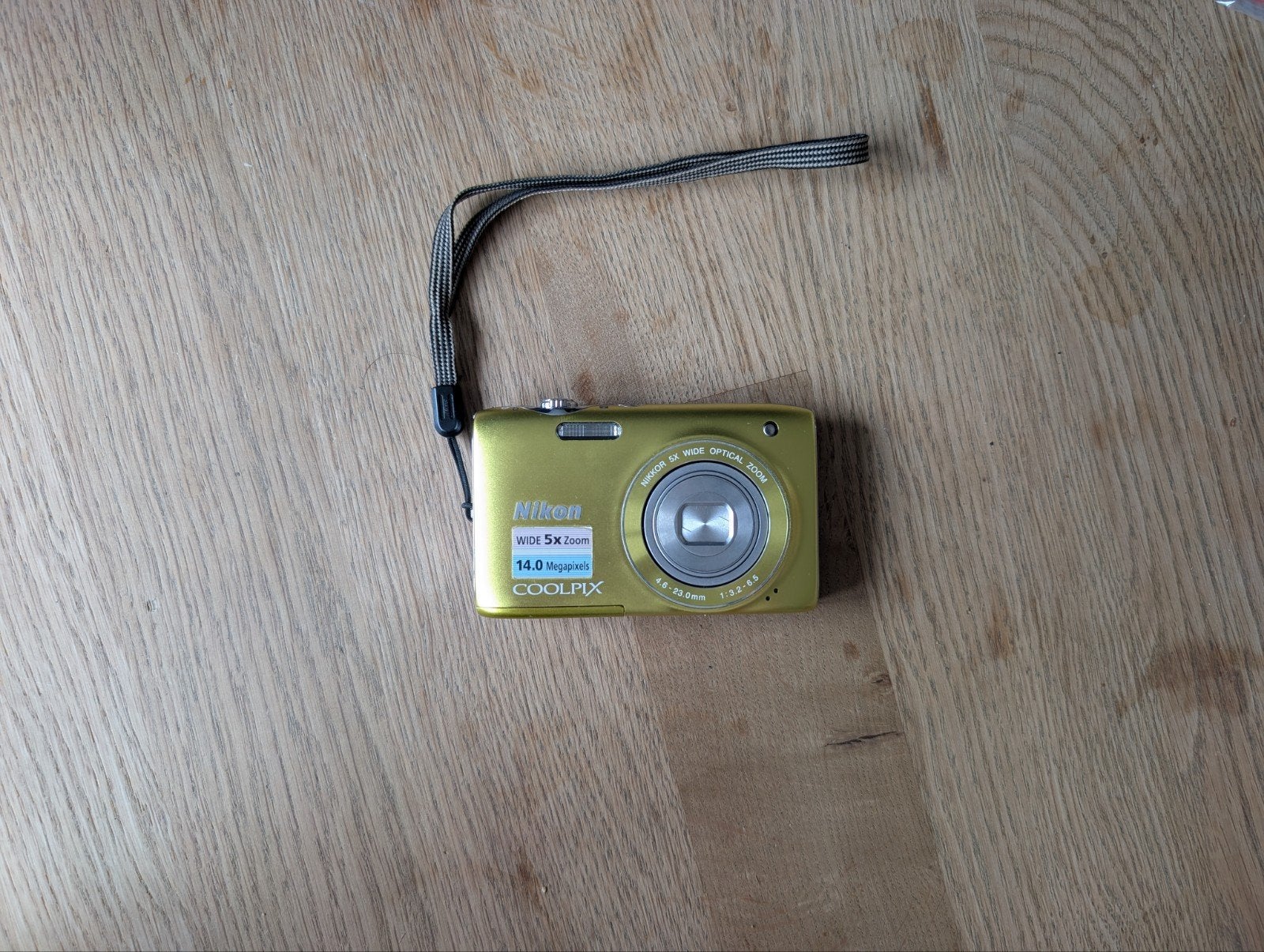 Nikon Coolpix S3100 Compactcamera - Lime groen, Audio, Tv en Foto, Ingebouwde flitser, Gebruikt, Geheugenkaart, Ophalen of Verzenden